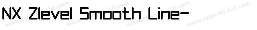 NX ZIeveI Smooth Line字体转换